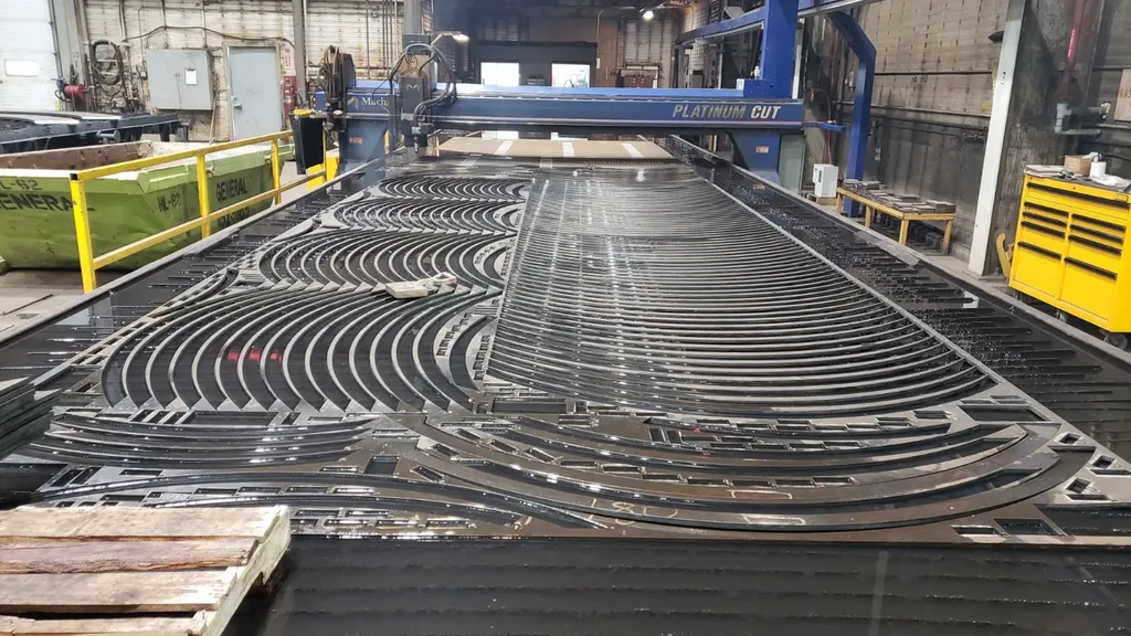 CESSCOs plasma cutting table
